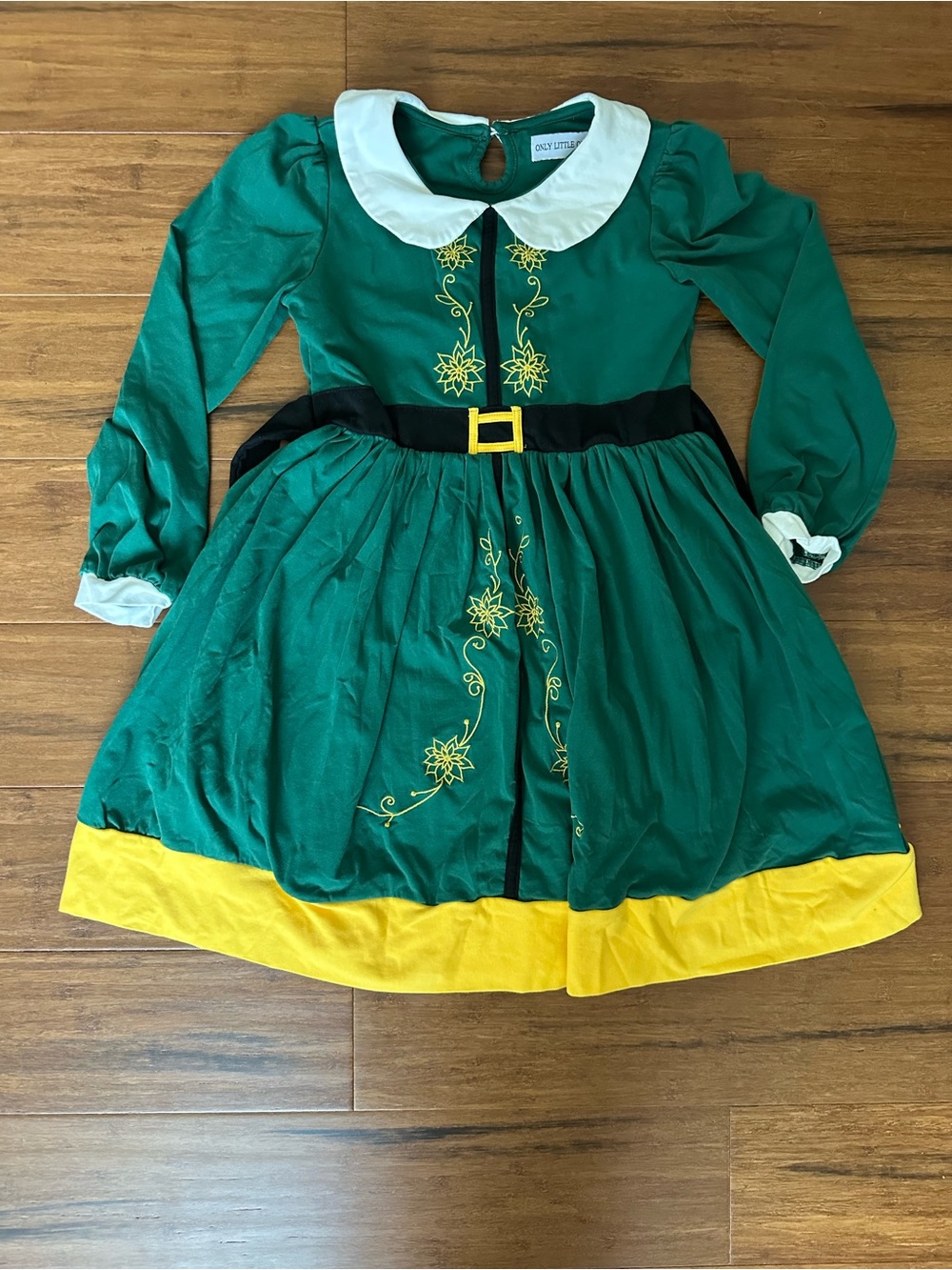 Only Little Once Elf Christmas Twirl Dress Costume Size 10